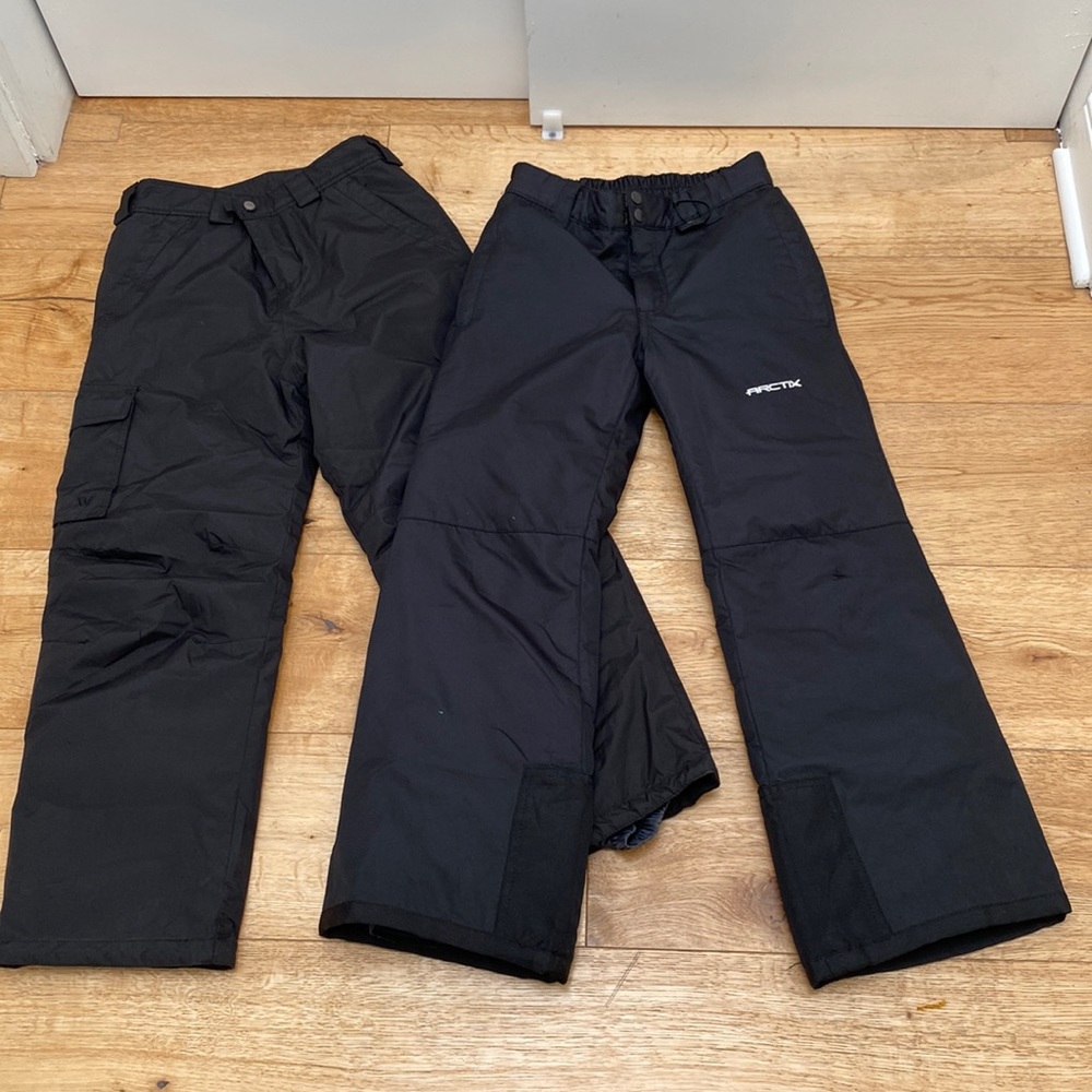 Kids ski/snowboard pants - 2 pairs